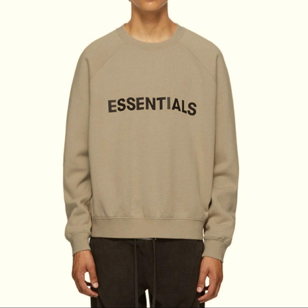 Essentials fear of god charcoal sweater